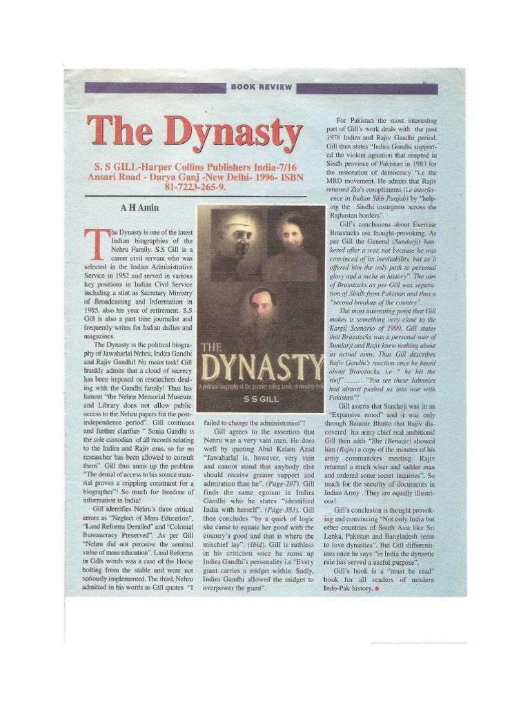 The Dynasty | PDF | Family | Society