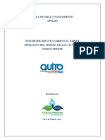 EIA Sistemas de Agua Potable Quito
