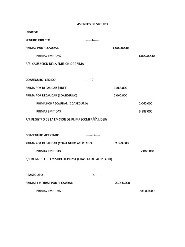 Contabilidad de Seguros y Primas GAAP | PDF | Reaseguro | Seguro