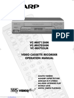 VC-MH715HM VC-MH705HM VC-MH705LM Video Cassette Recorder Operation Manual