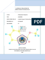 Modul 2 Analisis Pengawet Natrium Benzoat