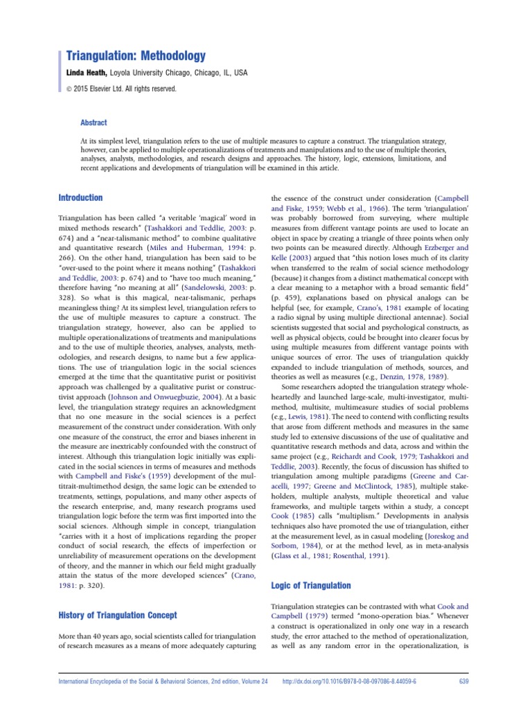 Understanding Triangulation in Research | PDF | Qualitative Research ...