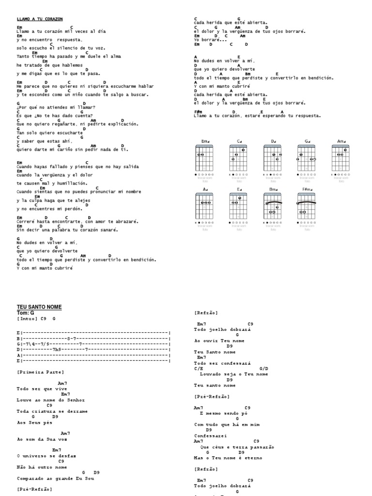 Acordes Para Guitarra Canciones Cristianas By Jems Entretenimiento General