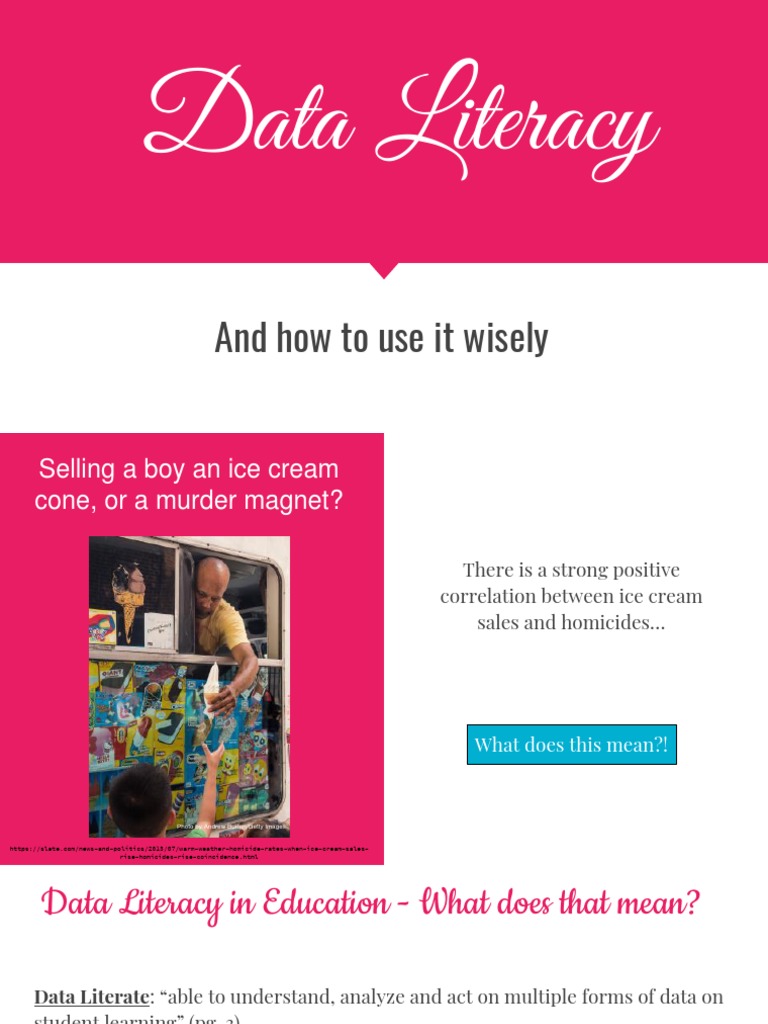 Data Literacy Pdf Literacy Case Study