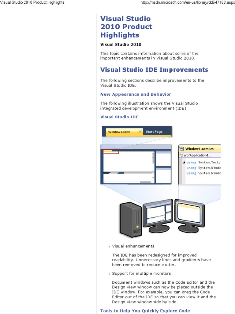 Visual Studio 2010 Product .. | PDF | Windows Presentation Foundation ...