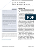 Urine Dipstick of Sputum For The Rapid Diagnosis of Community Acquired Pneumonia