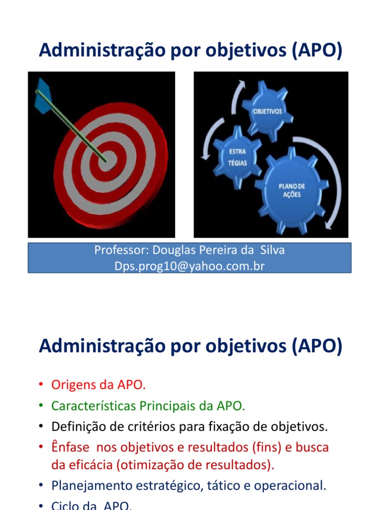 Características da Administração por Objetivos | PDF | Inteligência ...