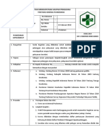 3.1.5.1 SOP Untuk Mendapatkan Asupan Pengguna Tentang Kinerja Puskesmas