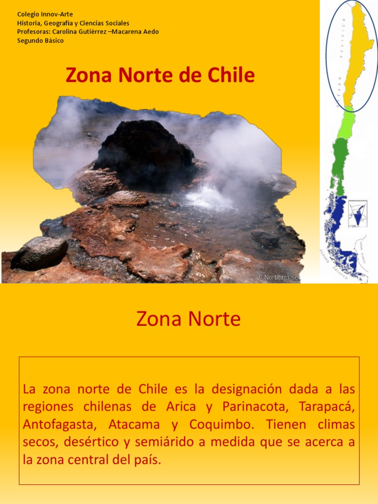 Geografía y paisajes del norte de Chile | PDF