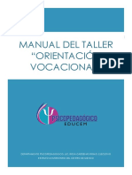 Manual Orientación Vocacional