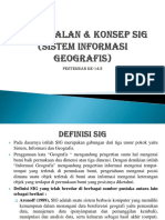 Pengenalan & Konsep SIG (Sistem Informasi Geografis