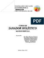 Sanador Holistico Curriculo 2015