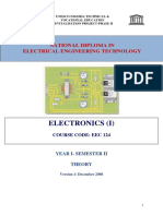 EEC 124 Electronics 1theory PDF
