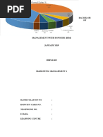 MARKETING MANAGEMENT 1 Assignment OUM