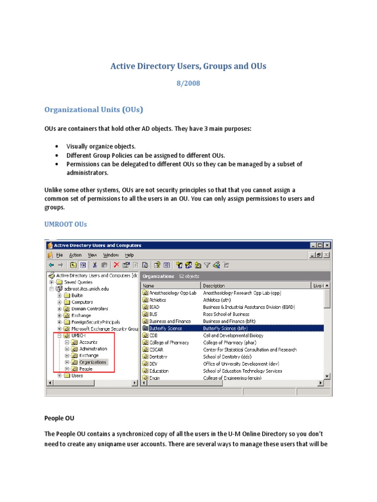 Active Directory Users Group So Us | PDF | Active Directory | Group Policy