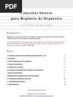 CCB - REGÊNCIA - Conceitos Básicos para Regência de Orquestra - Estudo dirigido