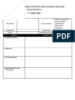 Project Proposal Form (Template)