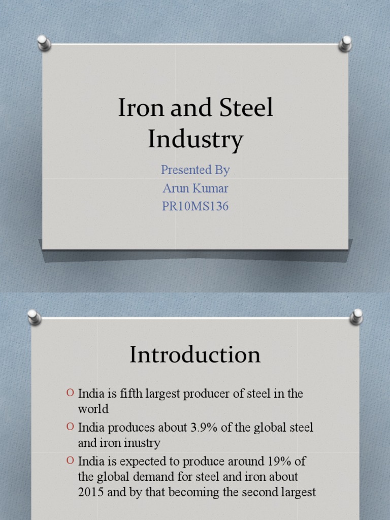 Overview of India's Iron and Steel Industry | PDF | Steel | Iron