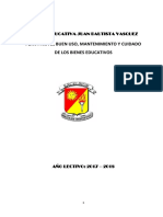 Plan de Mantenimiento de Infraestructura JBV PDF