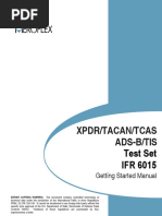 IFR 6015 Getting Started Manual