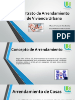 Contrato de Arrendamiento de Vivienda Urbana