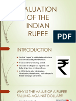 Valuation of The Indian Rupee