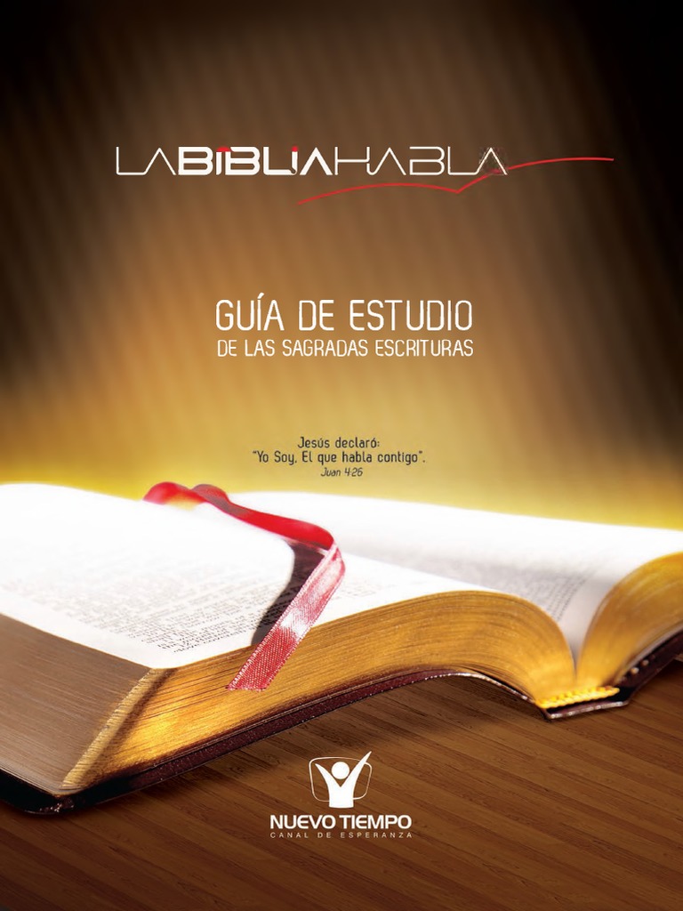 La biblia habla gu a de estudio de las sagradas escrituras watermark