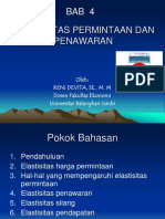 BAB 4 Elastisitas Permintaan Dan Penawaran