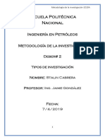 tipos de investigación