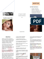 Health Brochure ABORTION