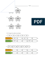 Compare and Arrange Number