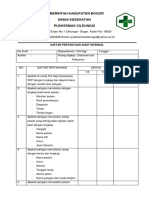 Daftar Pertanyaan Audit