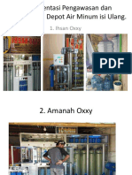 Dokumentasi Pengawasan Dan Pemeriksaan Depot Air Minum Isi