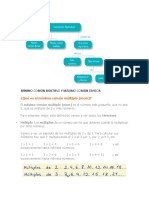 Mínimo Común Múltiplo y Máximo Común Divisor