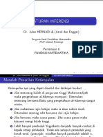 Presentasi Fondasi Pertemuan 6 Teknik Inferensi