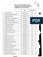 Nilai Pembekalan KKP Materi Pembekalan Khusus