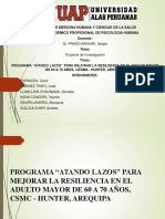 Mejorando la resiliencia en adultos mayores