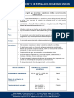 FichaTecnicaConcretodeFraguadoAceleradoUNICON PDF