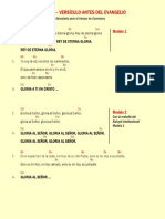 Antifona - Versiculo Antes Del Evangelio - Modelo 1 y 2 Cuaresma