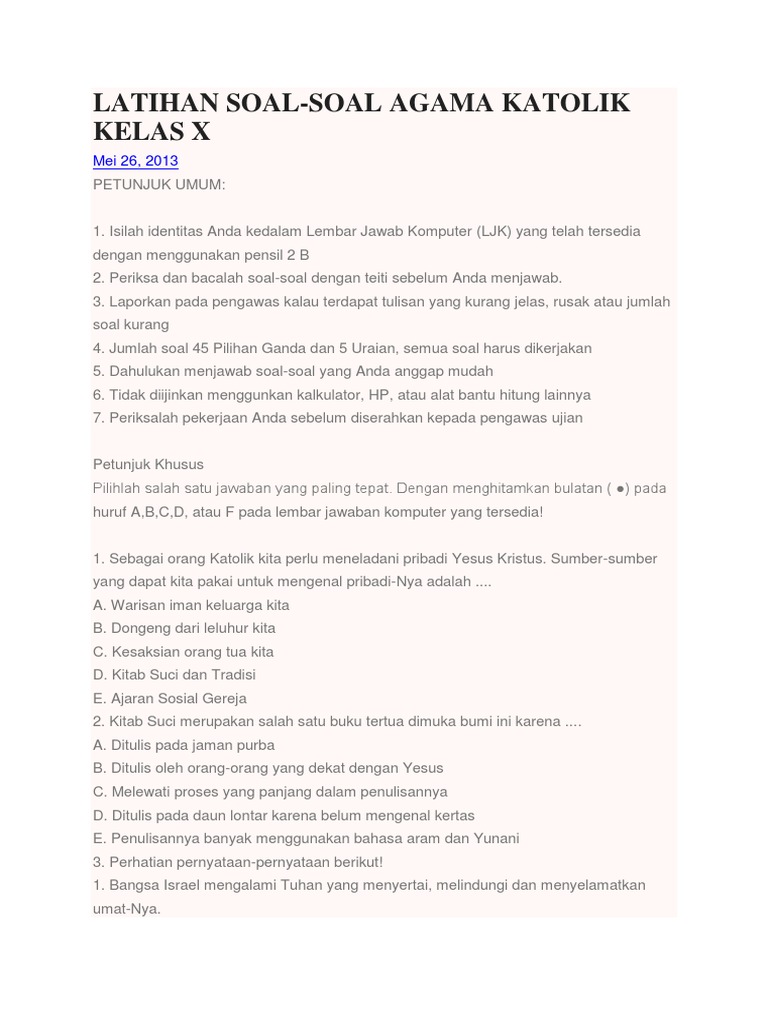 Latihan Soal Pak Pdf