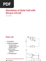 S-69 3102 Simulation of Solar Cell With Silvaco Atlas