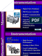 Instrumentation: - Digital Valve Positioner - PID Process Controller - Hart - Upgrade Existing Valves