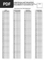 Answer Sheet For Mock Exams PDF