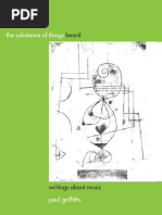 (Eastman Studies in Music) Paul Griffiths - The Substance of Things ...