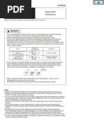 Shimano RevoShift - Service Instruction