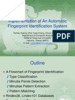 Implementation of An Automatic Fingerprint Identification System