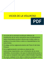 Vicios de La Voluntad