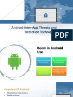 Android Inter-App Threats and Detection Techniques: Avas Ansuman 17CS01054