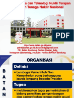 Presentasi BATAN Bandung 2016 - Profil