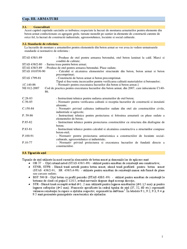 III Armaturi | PDF